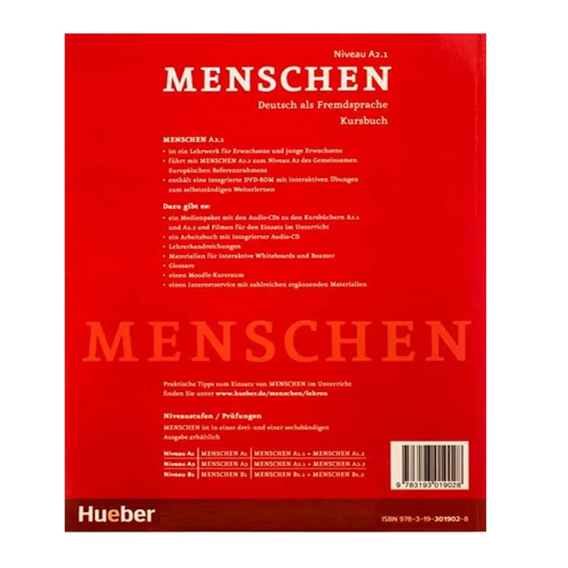 کتاب Menschen A2.1 اثر جمعی از نویسندگان انتشارات الوندپویان