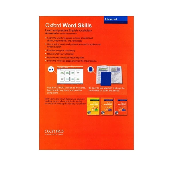 کتاب Oxford Word Skills Advanced اثر Ruth Gairns and Stuart Redman انتشارات Oxford