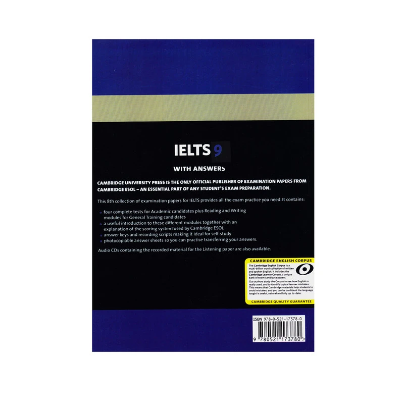 کتاب Cambridge English IELTS اثر جمعی از نویسندگان انتشارات سپاهان جلد 9 و 10