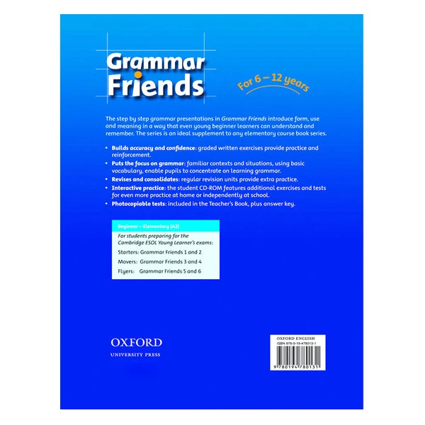 کتاب Grammar Friends اثر Tim Ward And Eileen Flannigan انتشارات اشتیاق نور جلد 1 تا 6